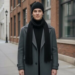 NWT Club Room by Macys Men’s Hat & Scarf‎ Set Gifts Warm Stocking Stuffer Soft